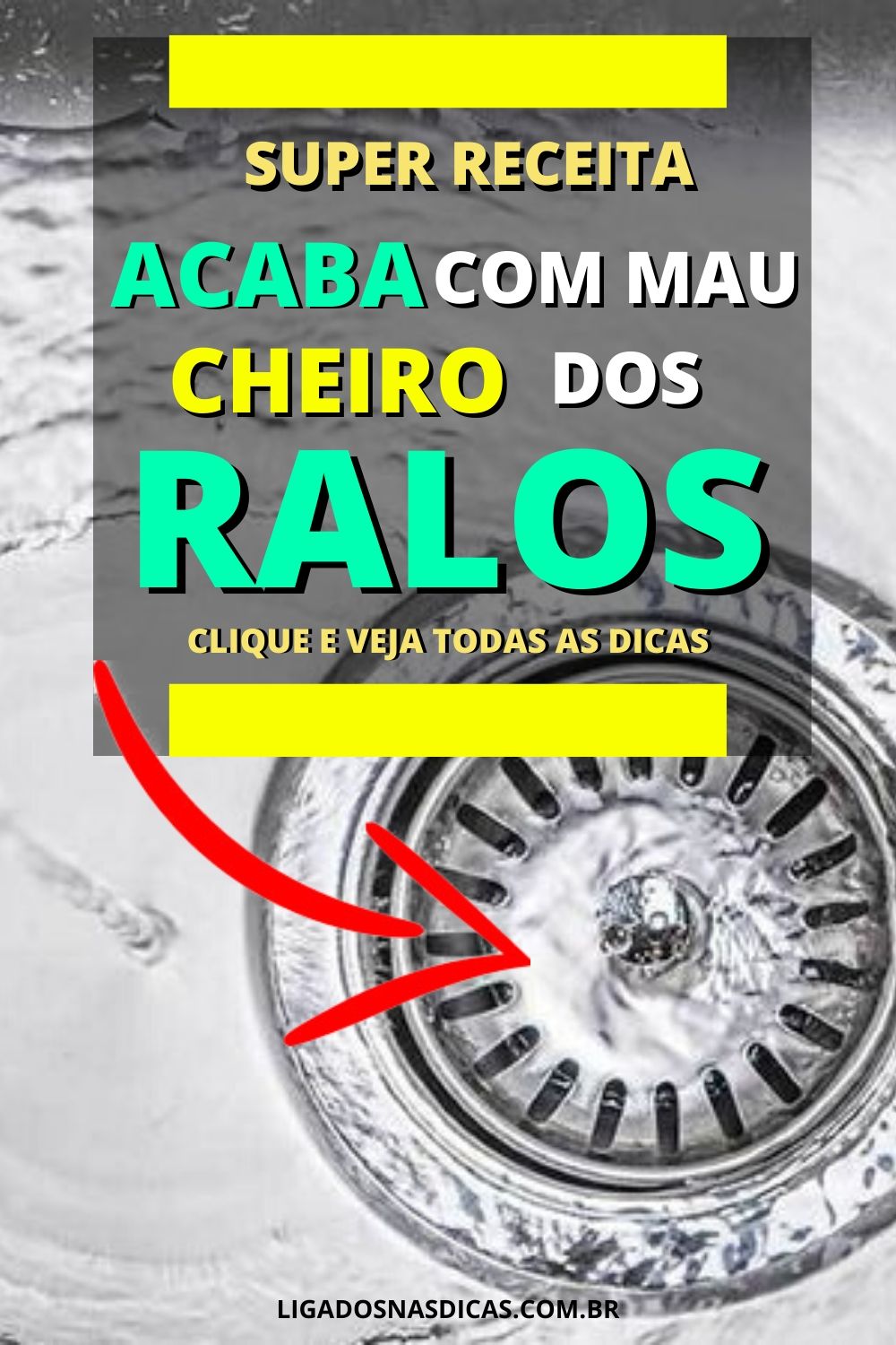 Elimine mau cheiro dos canos e ralos Elimine mau cheiro dos canos e ralos