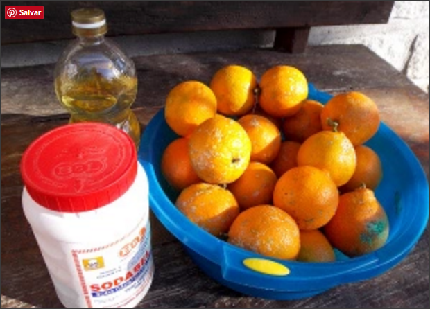 Sabão caseiro de limão