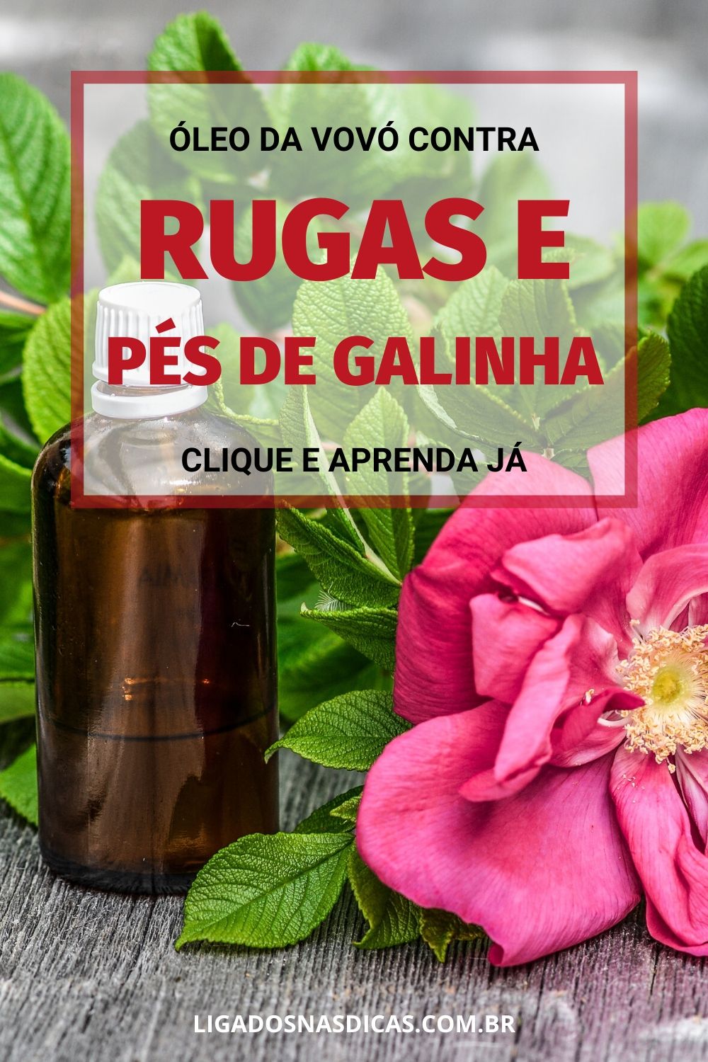 Tira rugas e pés de galinha