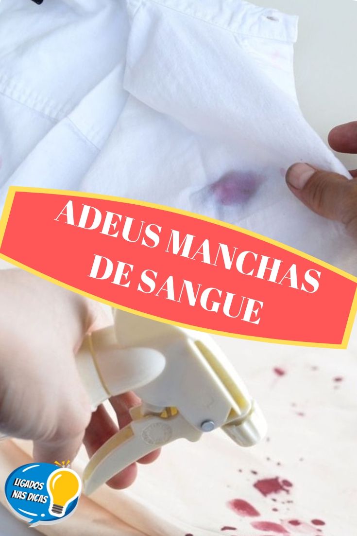 como tirar mancha de sangue de tecido