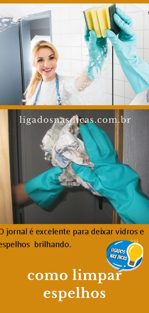 Como limpar espelhos Como limpar espelhos