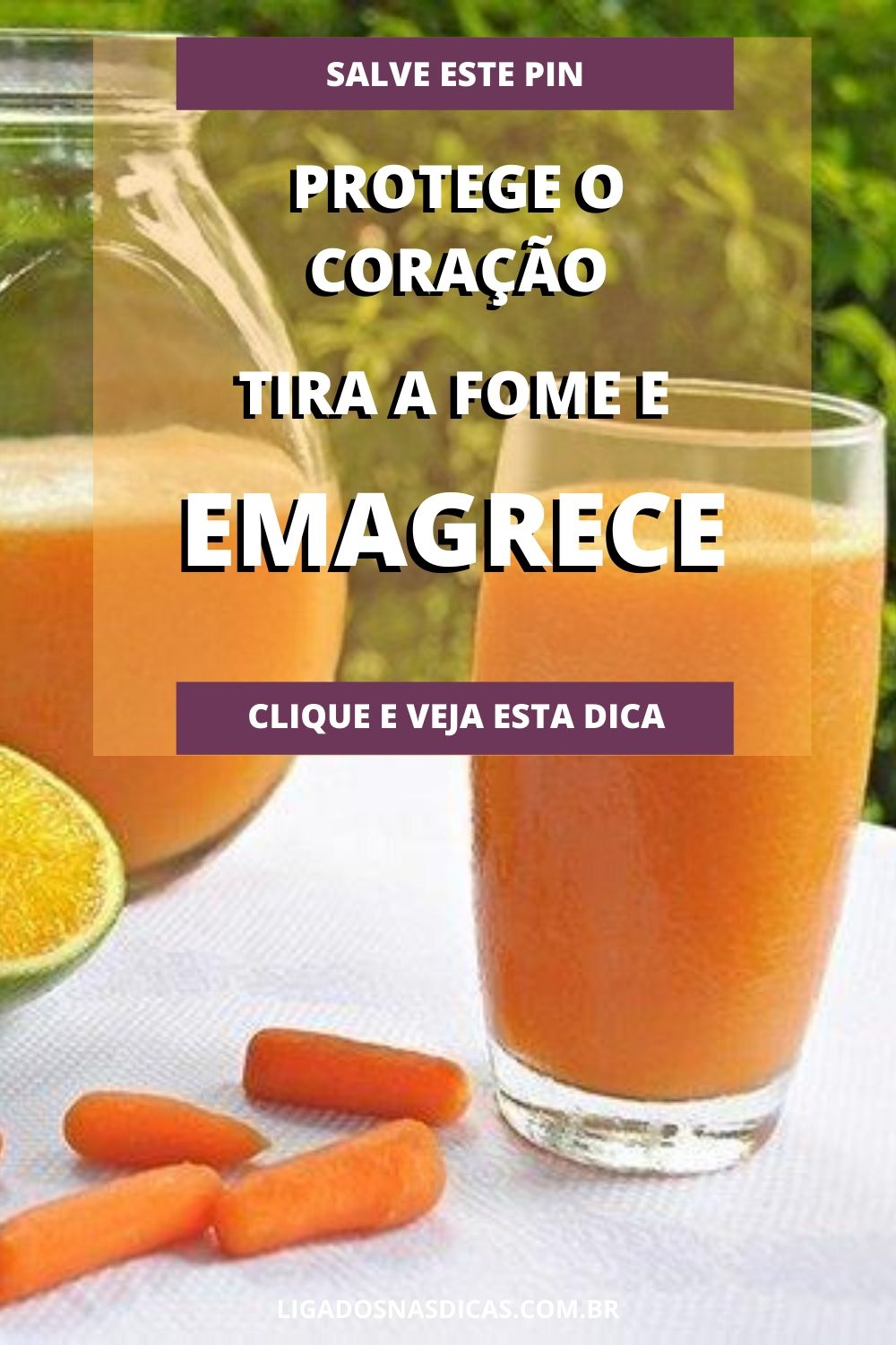 Benefícios do suco de cenoura com limão Benefícios do suco de cenoura com limão