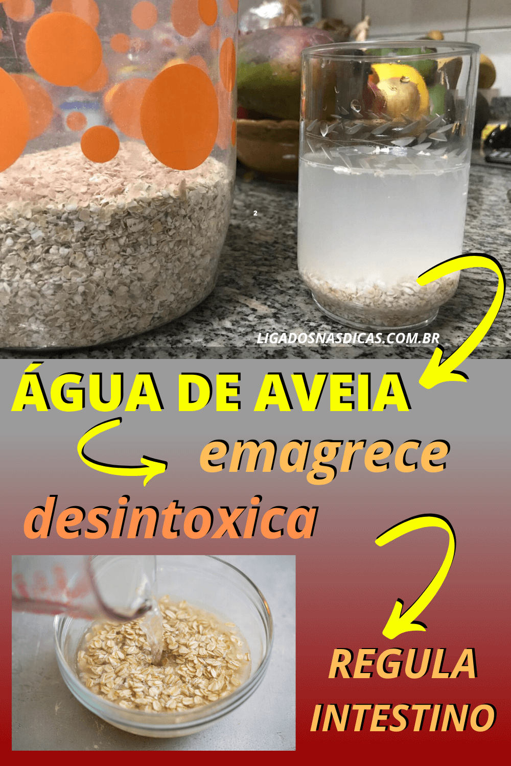 água de aveia para emagrecer Água de Aveia