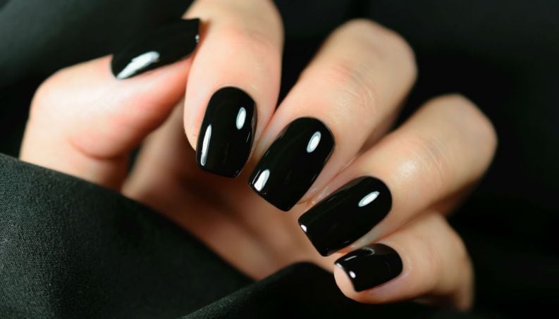 ideias de unhas pretas ideias de unhas pretas