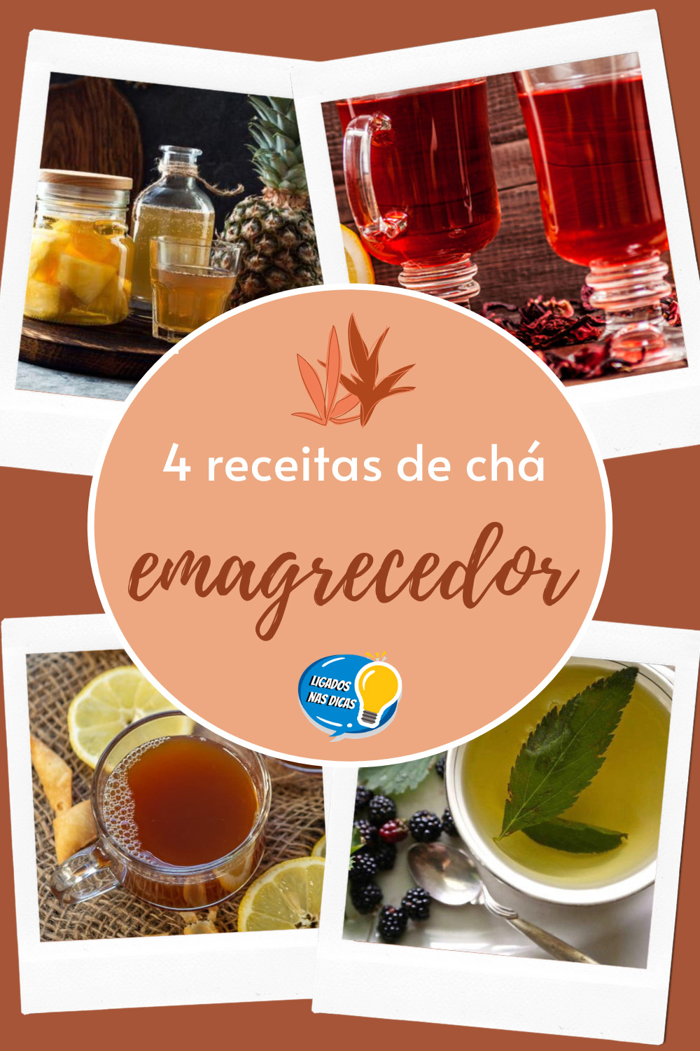 receitas de chá para emagrecer