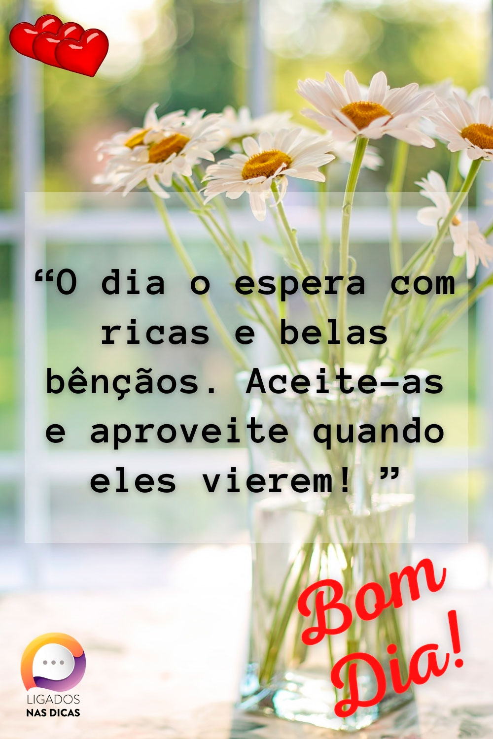 O dia o espera