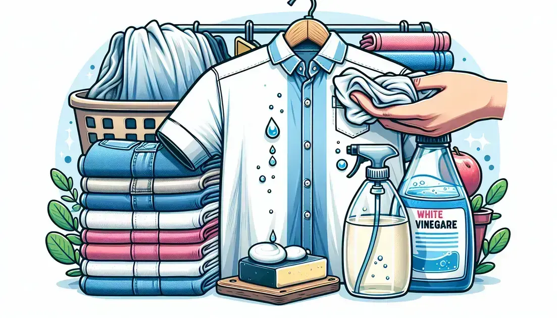 como limpar roupa manchada de desodorante