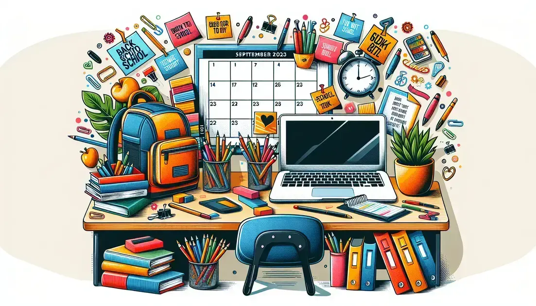 preparação para a volta às aulas