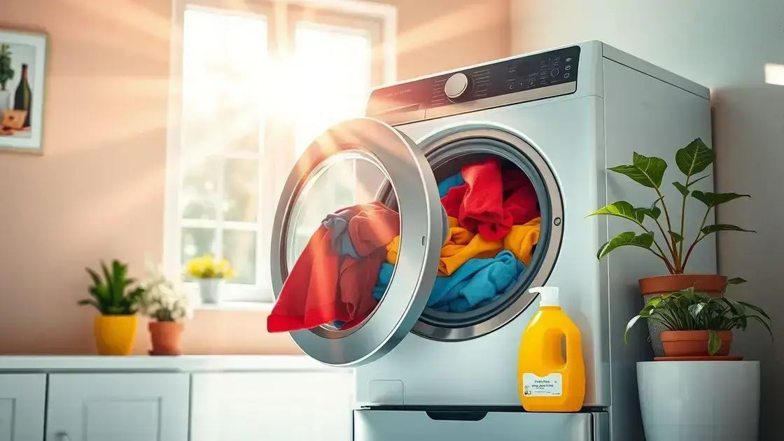 Dicas práticas para lavar roupas de forma econômica e eficiente