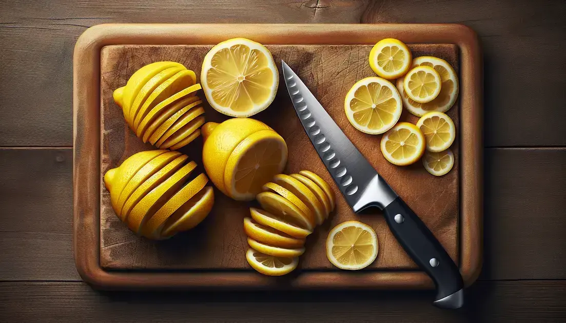 Aprenda a cortar limão do jeito certo para suas receitas